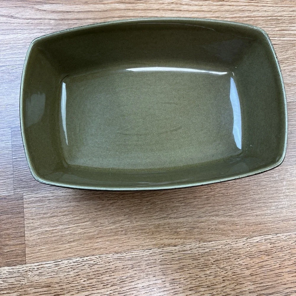 Vintage Franciscan Discovery Tahiti Serving Bowl and Platter Set MCM - Excellent
